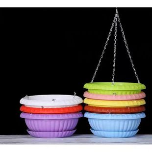Green Flower Pot Large Flower Pot Resin Plastic Thickened Chanlan Pot Balcony Flower Pot Green Planting Flower Pot Fleshy Flower Pot