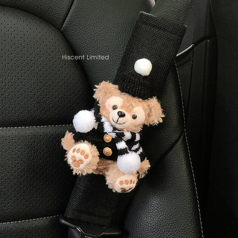 Funda Protectora de Felpa para Cinturón de Seguridad de Auto Decorativa