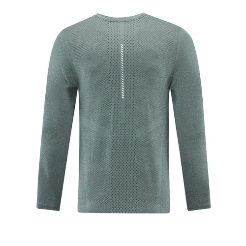Spring and autumn casual running clothes, quick-drying clothes, fitness tops, elastic basketball training sweat clothes, sports long-sleeved T-shirts for men