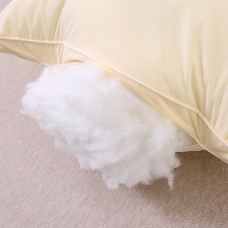 Algodón 60 piezas fibra de soja ultra-fino pluma terciopelo almohada núcleo vivo popular almohada núcleo solo paquete un par de fibra almohada