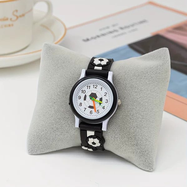 Football children's electronic watch student pointer quartz watch foreign trade cute cartoon student watch manufacturers wholesale