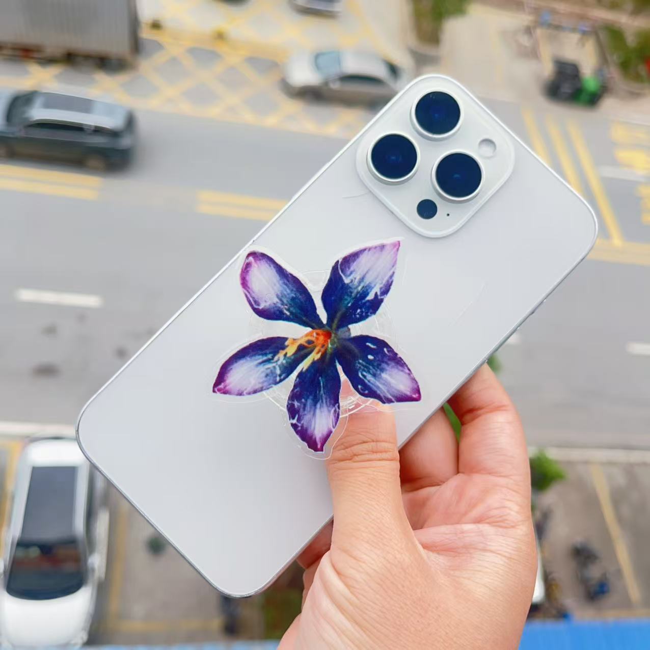 20g Weight Airbag Bracket Classification Acrylic Material Flower Pattern Simple Style, Classic Style Style Flower Acrylic Simple Style Classic Style Airbag Bracket 3