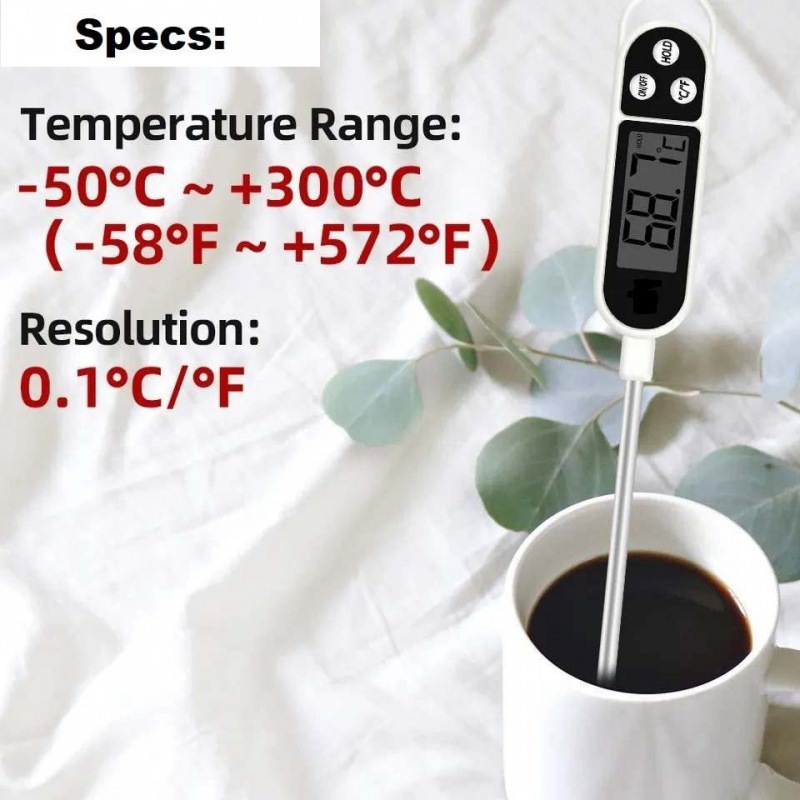 Handheld thermometer, temperature measurement