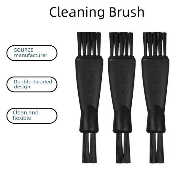 Double-headed Shaver small brush plastic cleaning small brush beard knife brush household appliance cleaning brush electrical dust brush