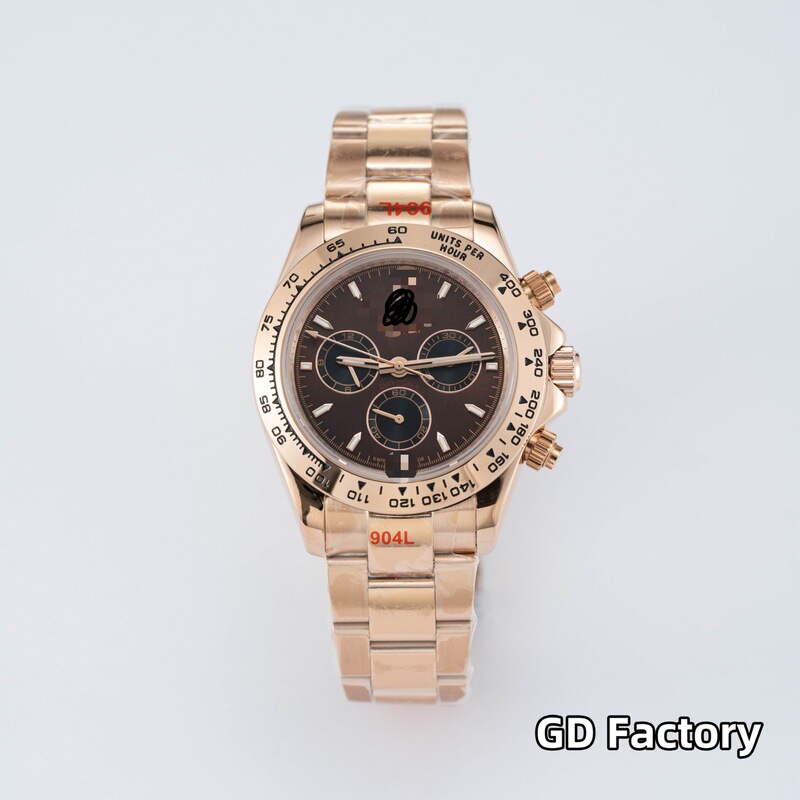 GD Factory Daytona C Factory Rolex Green Gold Cosmograph BT Factory 4130 Movement 7750 Men's Mechanical Watch Wholesale GD Factory Daytona C Factory Rolex Green Gold Cosmograph BT Factory 4130 Movement 7750 Men's Mechanical Watch Wholesale