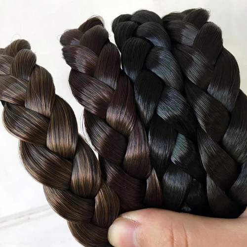 [New Product Widen] Wig Headband Wig Braid Twist Braid Wig Headwear Wig Cover White Hair Cover Top Hairpin