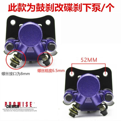 Electric Vehicle Rear Disc Brake Tormoz supportları - 110-drum-brake-lower-pump-assembly