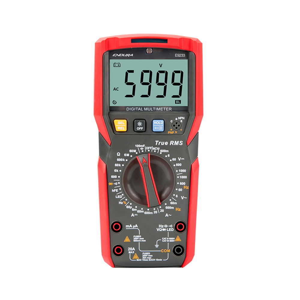 力易得高精度数显万用表数字多用表电流电压电阻电容频率E9233