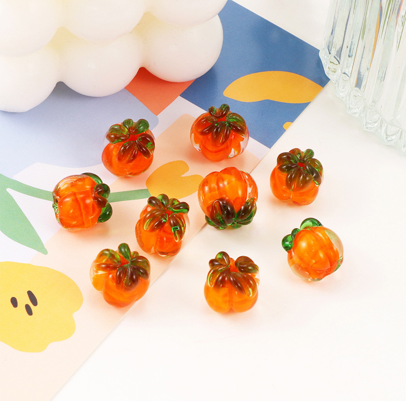 Cute, Simple Style Style 1 Piece Glass Fruit DIY Jewelry Accessories Beads