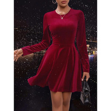 L 74161 �羳�����＾�¿����Ůʿ��ɫ����Բ�����������ȹ����