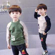 儿童毛衣套头2022春秋款韩版2 9周岁中小童 男童针织衫打底衫爆款