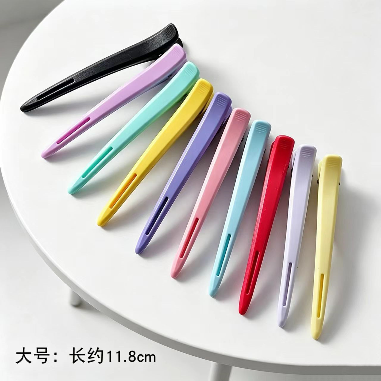 혼합 색상 11.5cm 무봉제 머리핀 (1개) [색상 랜덤]