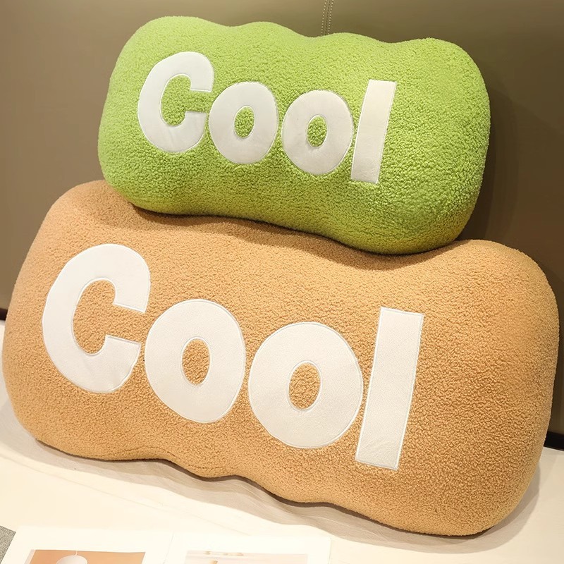 Bedside Cushion, Living Room Sofa Decoration Letter, Girl's Bed, Legs Sleeping Pillow, Pillow, Plush Toy Strip