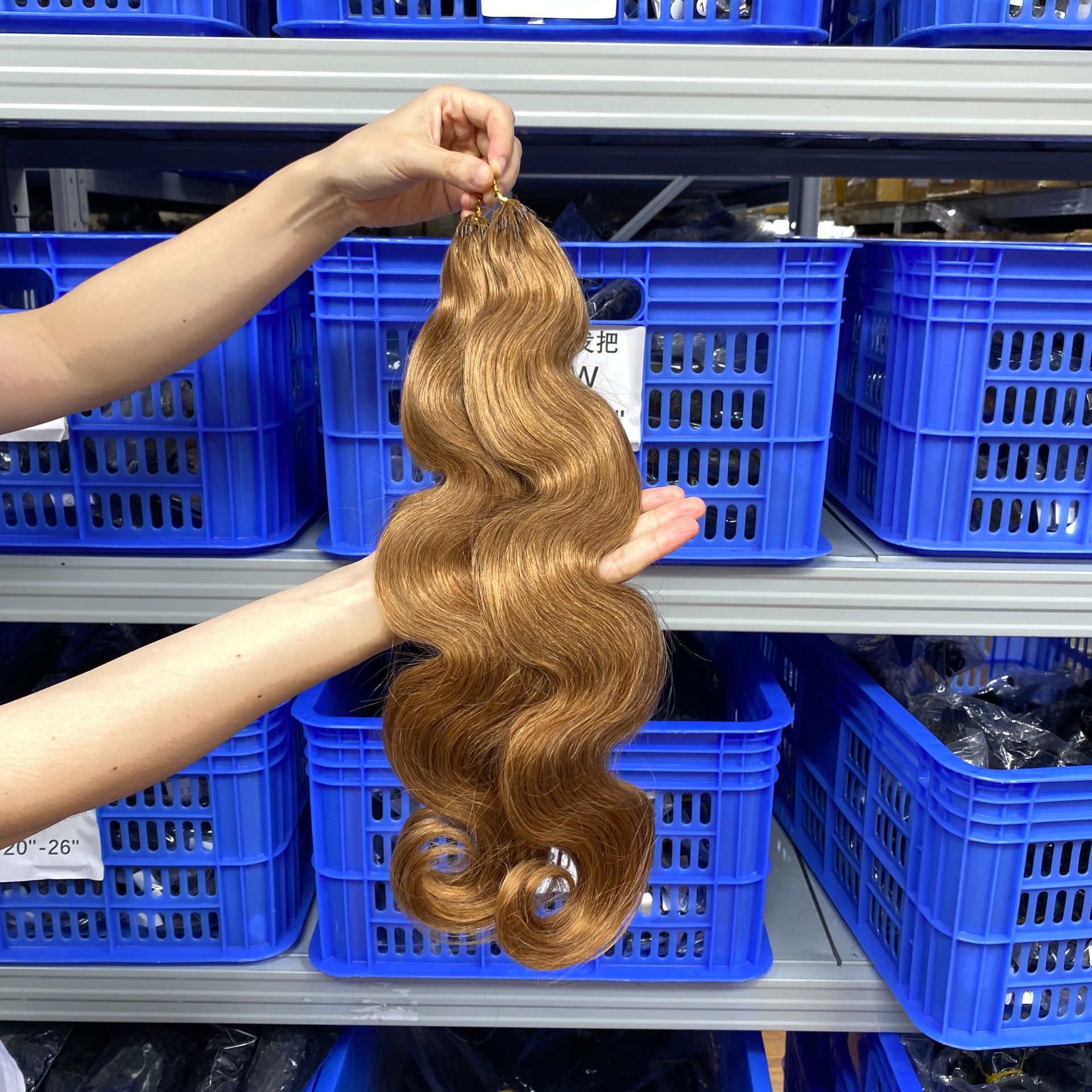 Extensiones Crochet de Cabello Humano Real, Tejido a Mano, para Mujer