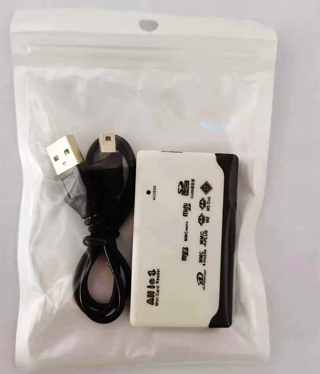 Spot USB2.0 card reader multi -pair high -speed mobile phone memory card TF/CF six -in -one password box reader