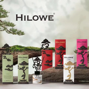 [New] Chinese HILOWE [Green Pine Like Mu] Oriental Zen Rattan Fragrance Accompanying Gift
