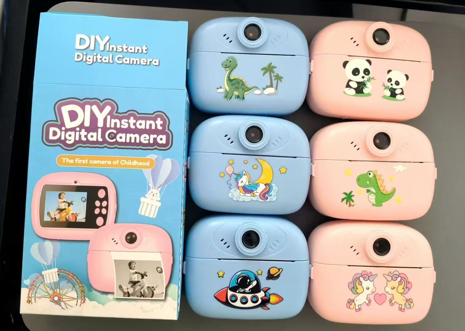 X2子供カメラは高精細ミニプリントカメラで撮影できます。