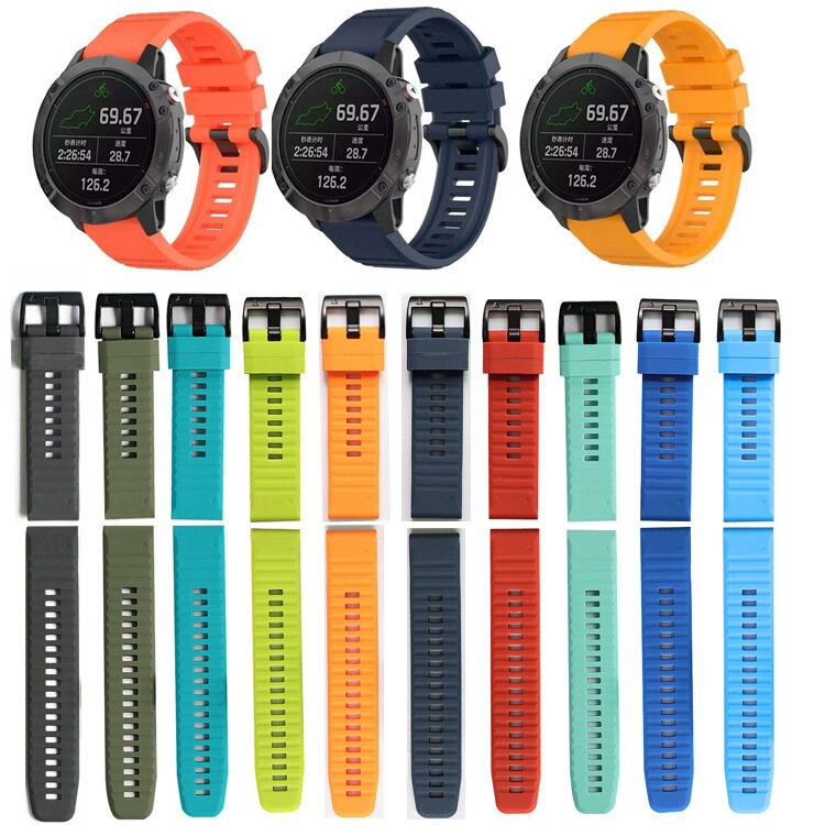Suitable for Garmin Fenix6Fenix8/7/6X Fenix5 5X Quick-Release Silicone Watch Strap in Stock