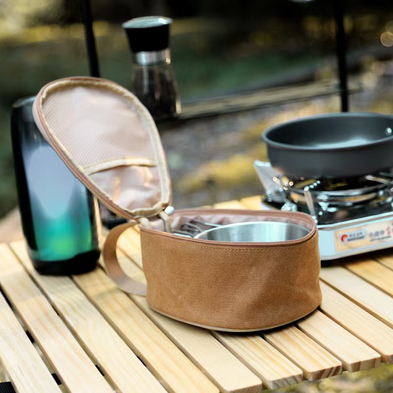 Cross-Border Outdoor Camping Sierra Bowl Storage Bag Convenient Tote Bag