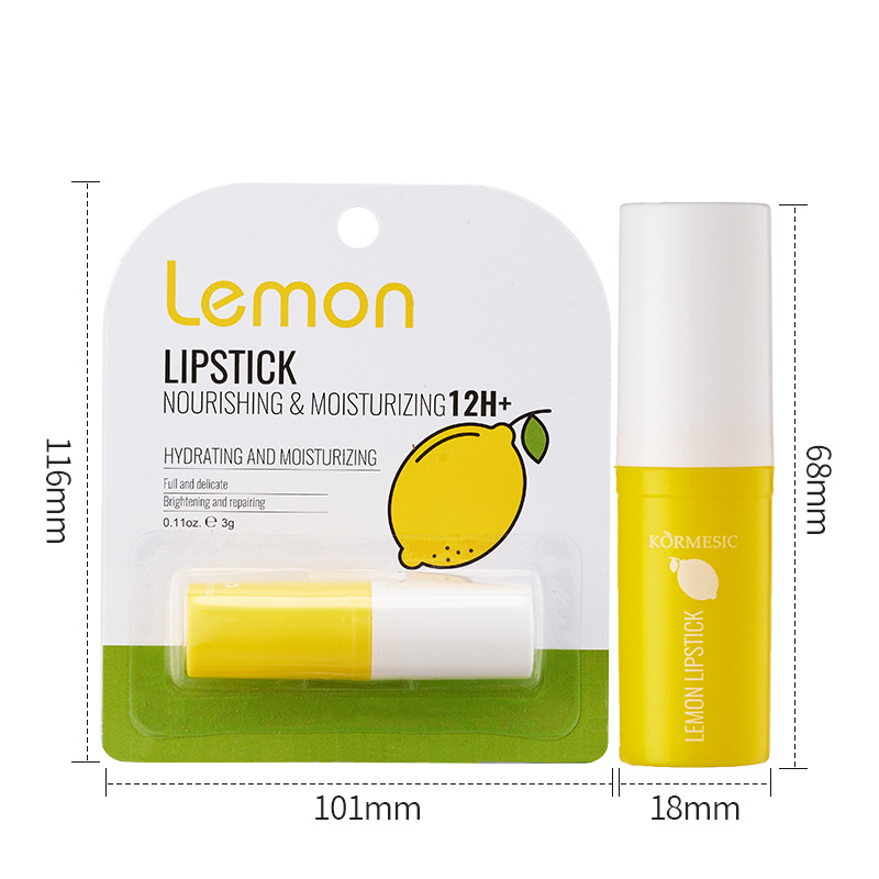 레몬 립스틱 3g [해외 무역 수출 판매, 국내 판매 금지, 구매시 면책 및 책임을 의미함]