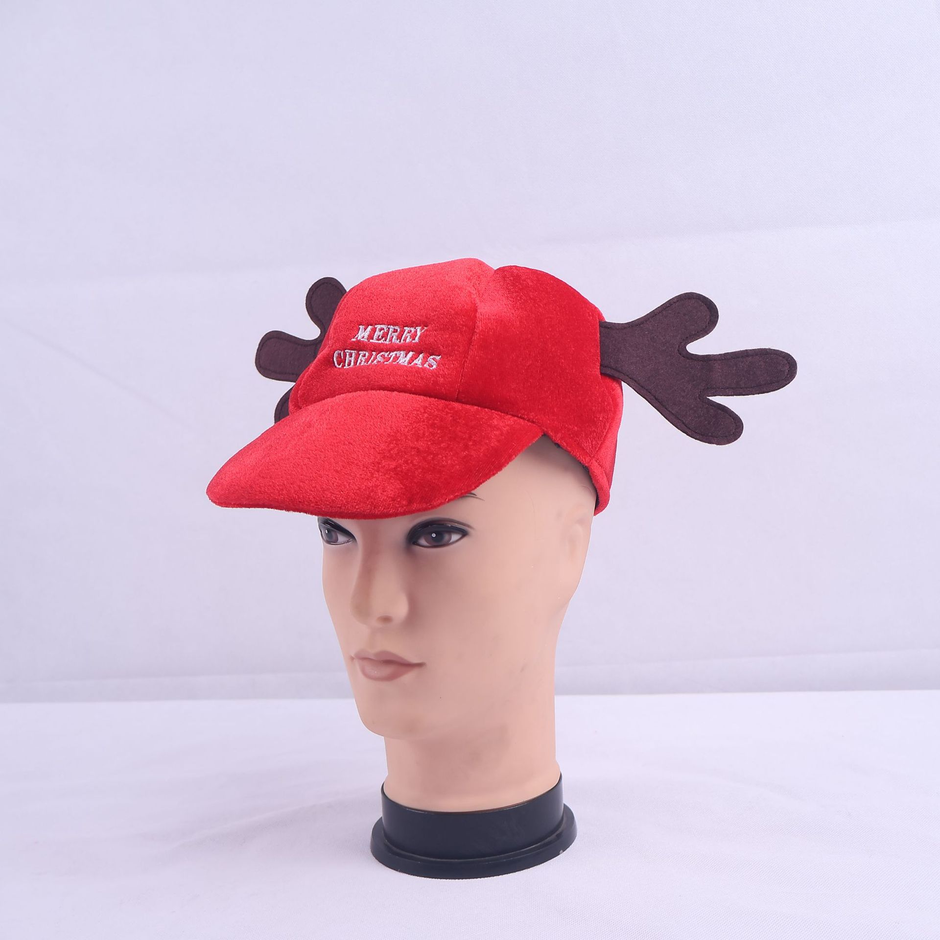 La gorra de béisbol de asta de venado se puede personalizar con gorra de venado Merry Christmas