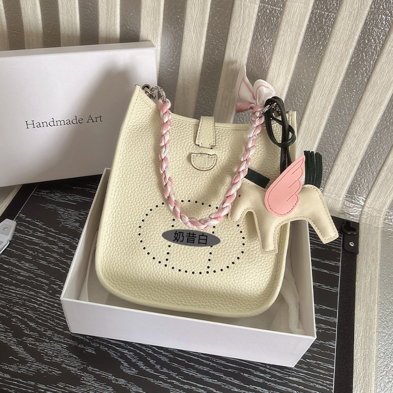 Genuine Leather Evelyn Bag for Women, Mini First-Layer Soft Cowhide Women's Bag, 2025 New Crossbody Tote Bag, Versatile Handbag