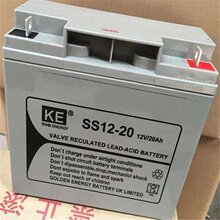 金能量KE蓄电池SS12-20环保型12V20AH应急照明配电柜光伏发电