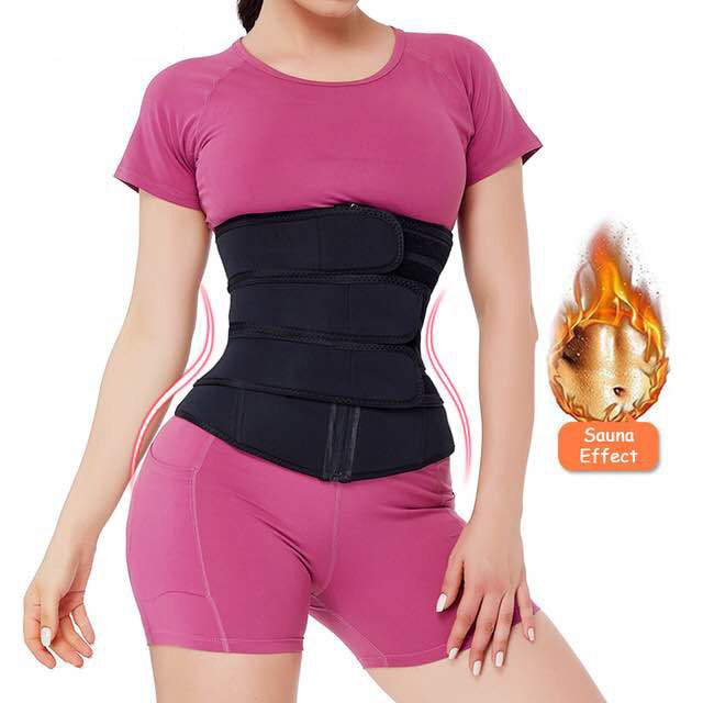 European and American Sports Fitness Shaping Belt Zipper Velcro Pregnant Women Postpartum Abdominal Belt Reinforced Adjustment Belt