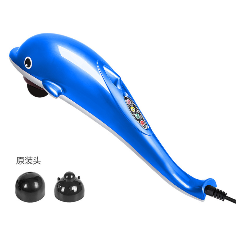 アマゾンのイルカのマッサージ器の棒のハンマーの肩の首は頚椎の腰の全身の経絡を打って背中の部の振動計をたたきます。|undefined