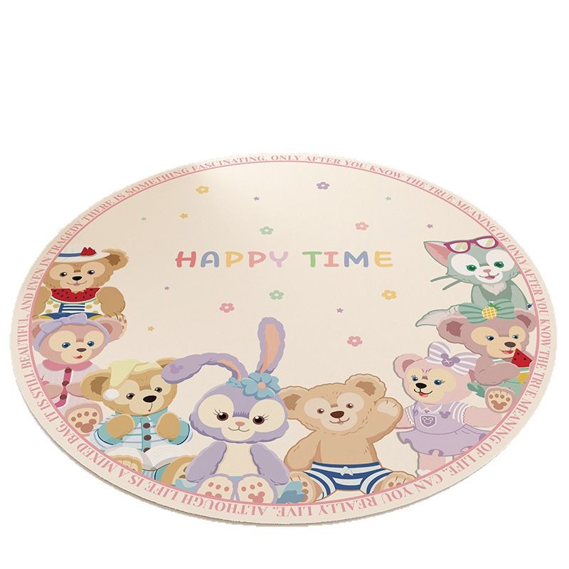 Cartoon children's carpet made of faux fur for home use for living…
