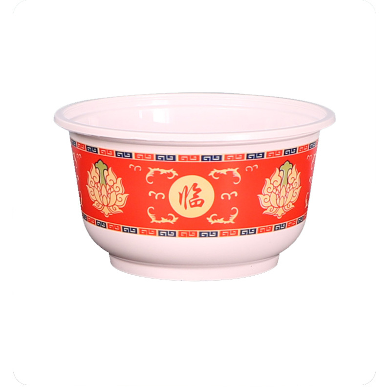 Tazón de embalaje comercial Tazón de arroz especial creativo Tazón de sopa pequeña para el hogar Vajilla desechable Tazón de banquete de boda