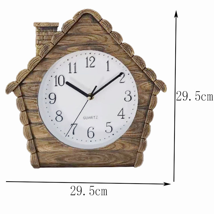 Reloj de pared moderno con diseño cartoon retro - Movimiento de cuarzo silencioso con segundos continuos - Fuente clara - Para decoración personalizada