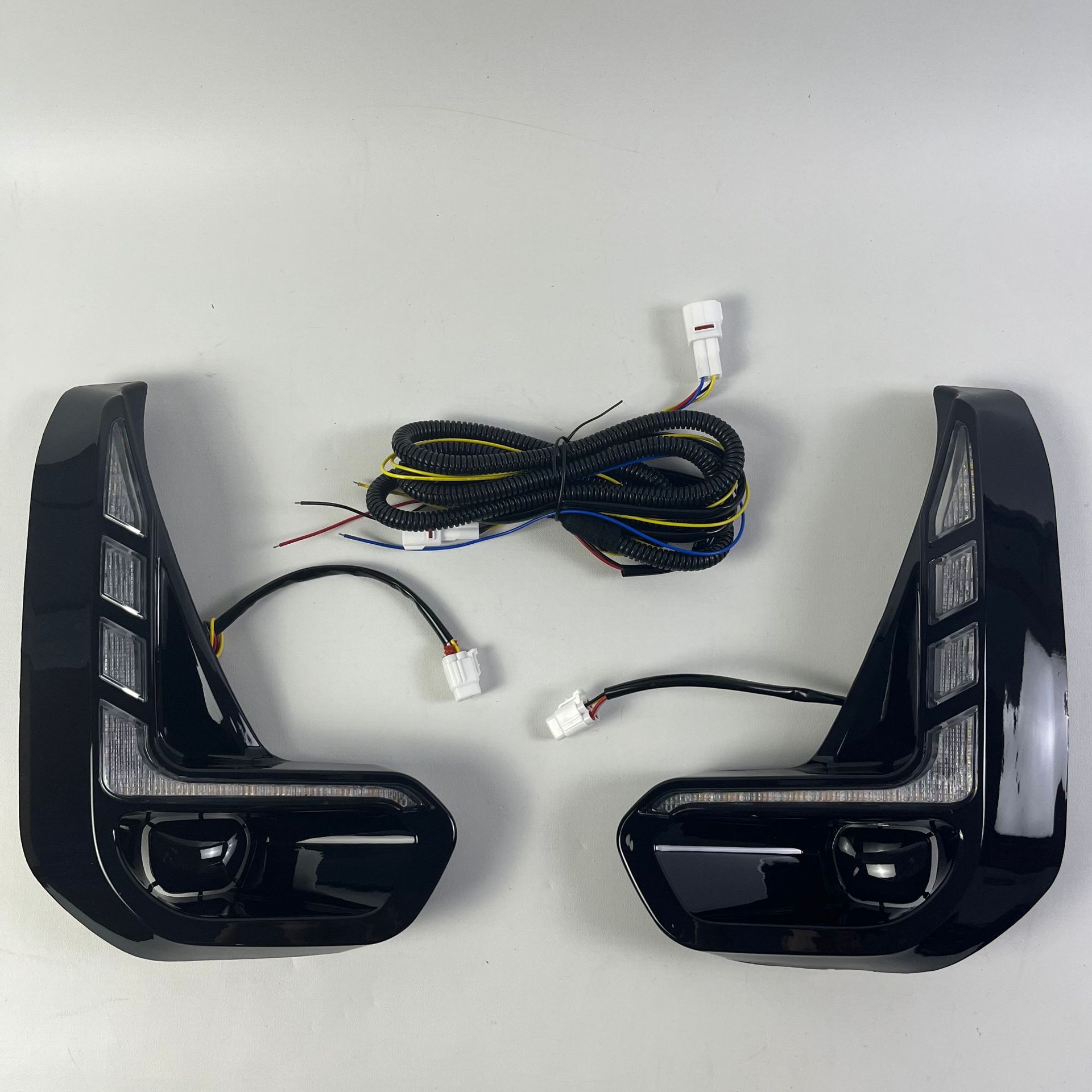 Suitable for Toyota 20 Hilux Low-Profile Fog Lamp Modified Front Led Daytime Running Light Rgb Mobile Phone Control Version