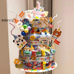 リトルレッドブックと同じ誕生日小道具儀式スナックケーキdiy素材プラグイン子供用
