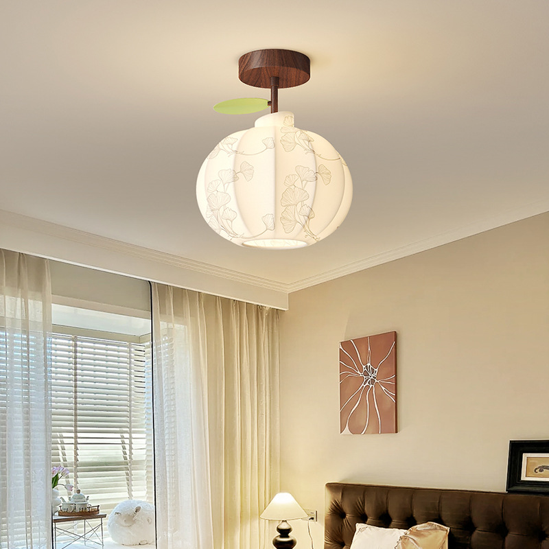 2025 nuevo candelabro de restaurante estilo antiguo diseñador retro color nogal de alta gama candelabro de estudio porche