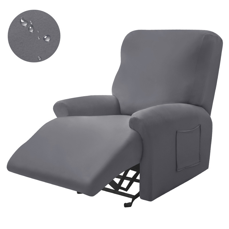 Waterproof milk silk Chivas elastic sofa cover full package first grade split Chivas electric reclining chair cover - 9