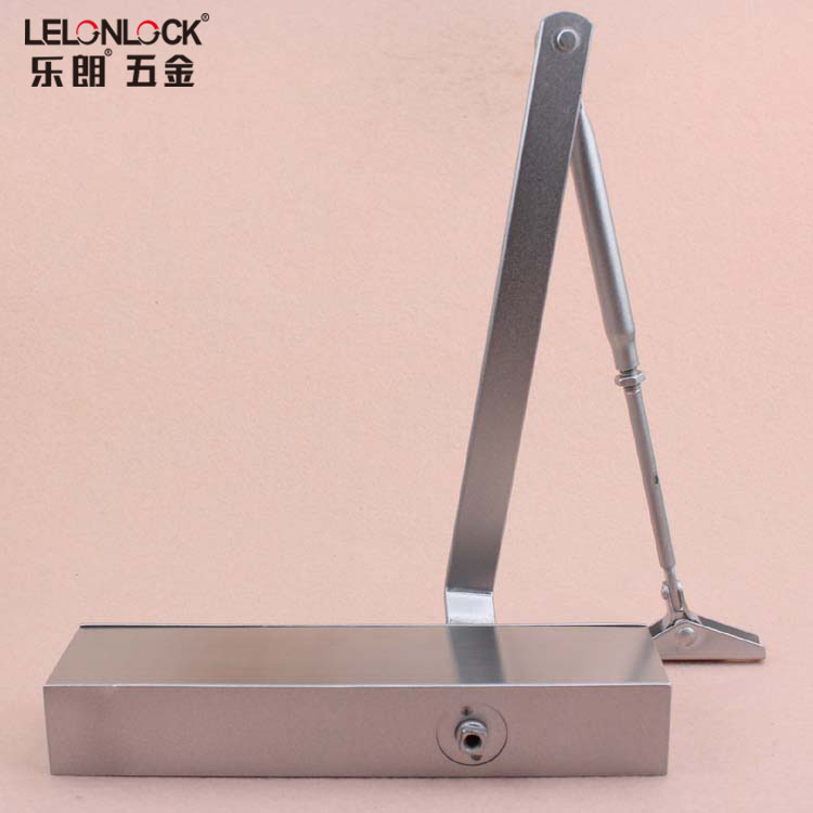 Cerrador de puerta pesado cuadrado al por mayor Cerrador silencioso hidráulico Accesorios de hardware de puerta de ingeniería Cerrador automático de puerta ignífugo