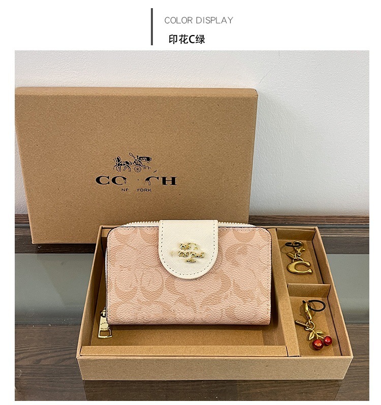 跨境迷你精致手拿包带钥匙扣樱桃挂件2025欧美钱包卡包handbags|undefined