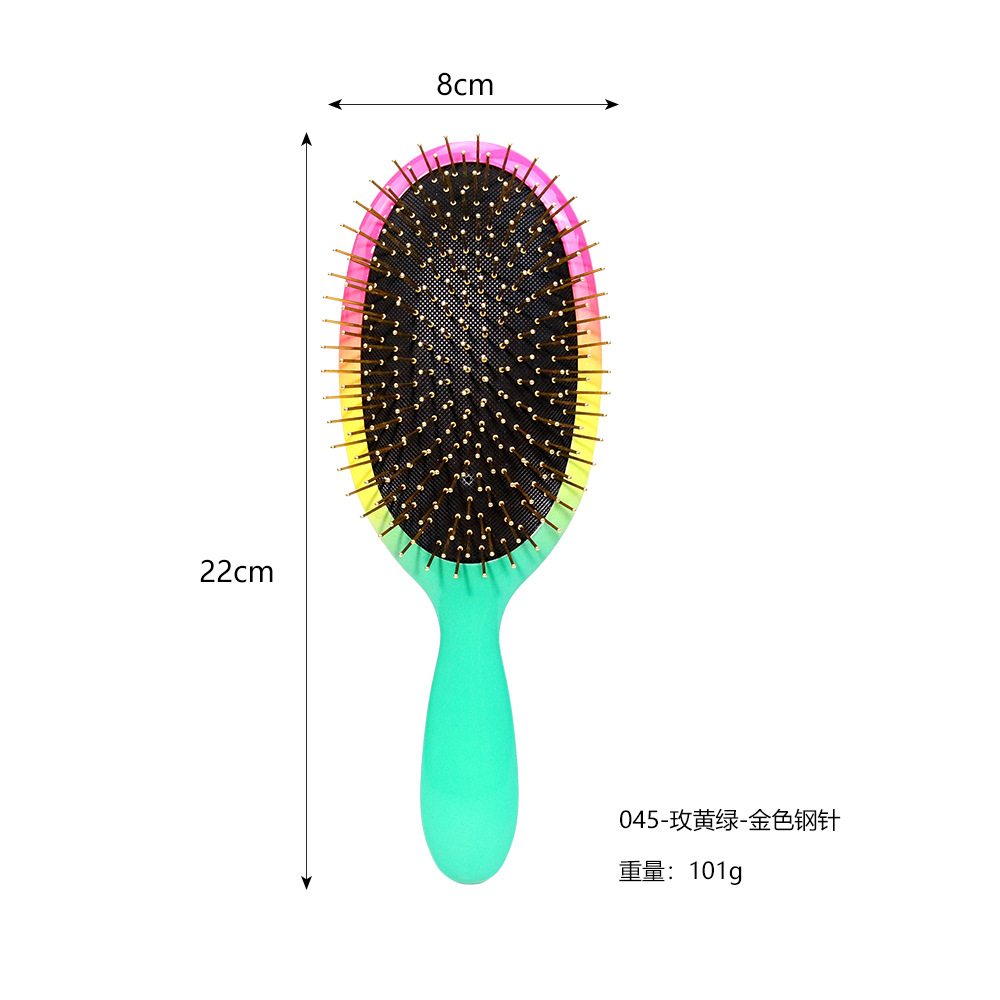 peine de cabello de cerdo aire pein redondo para niñas cuidado del cabello casero peine de cabello masaje de cabeza airbag peine al por mayor