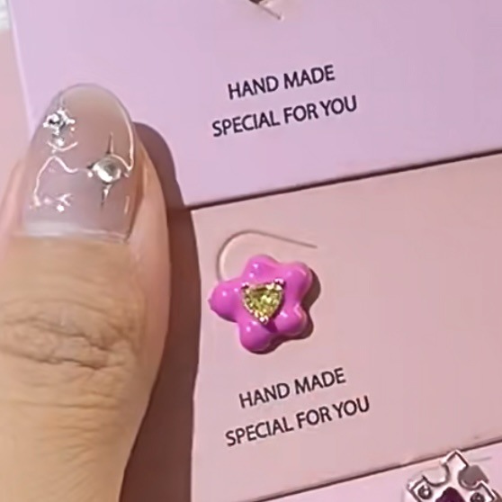 Ear Studs Classification Ear Cartilage Rings & Studs Piercing Type 1 Piece Ear Cartilage Rings & Studs Cute Animal Heart Shape Copper Plating Ear Cartilage Rings & Studs