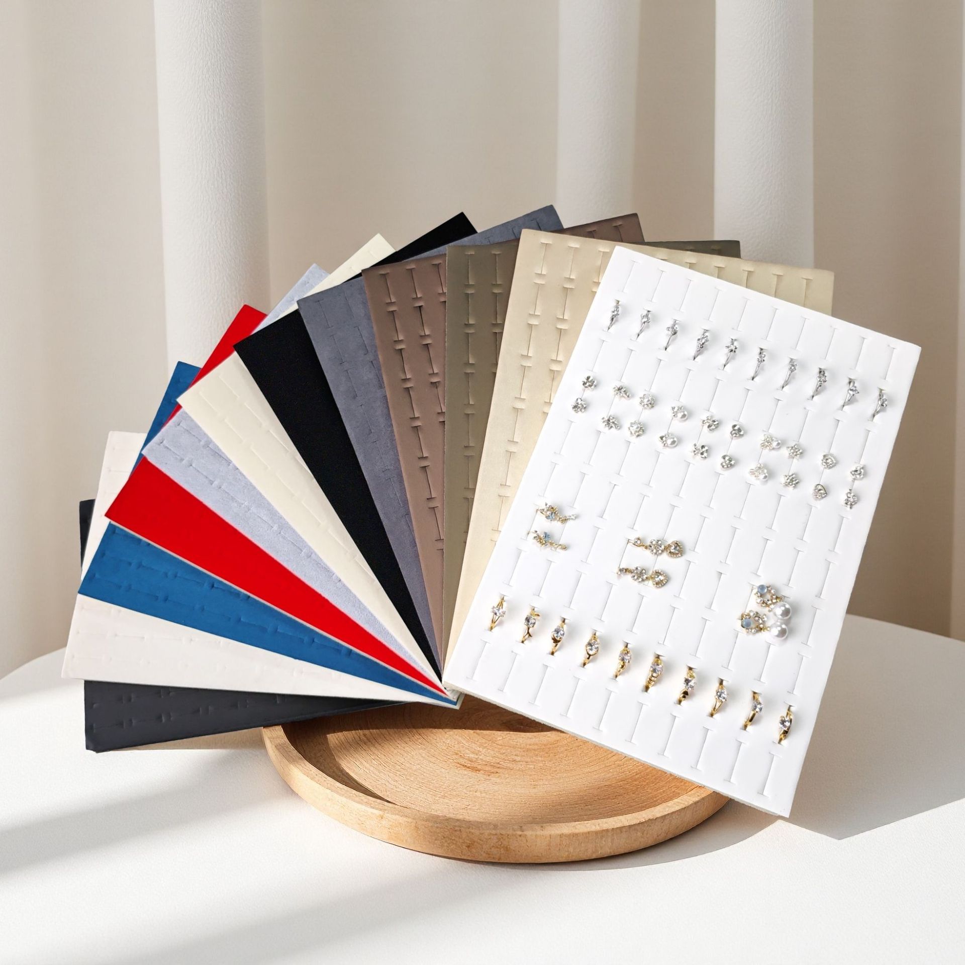 Jewelry Box Lined with Sponge Pad Dust-Proof Thickeneded DIY Earrings Earrings Hundred Ring Storage Box Sponge Pad Liner