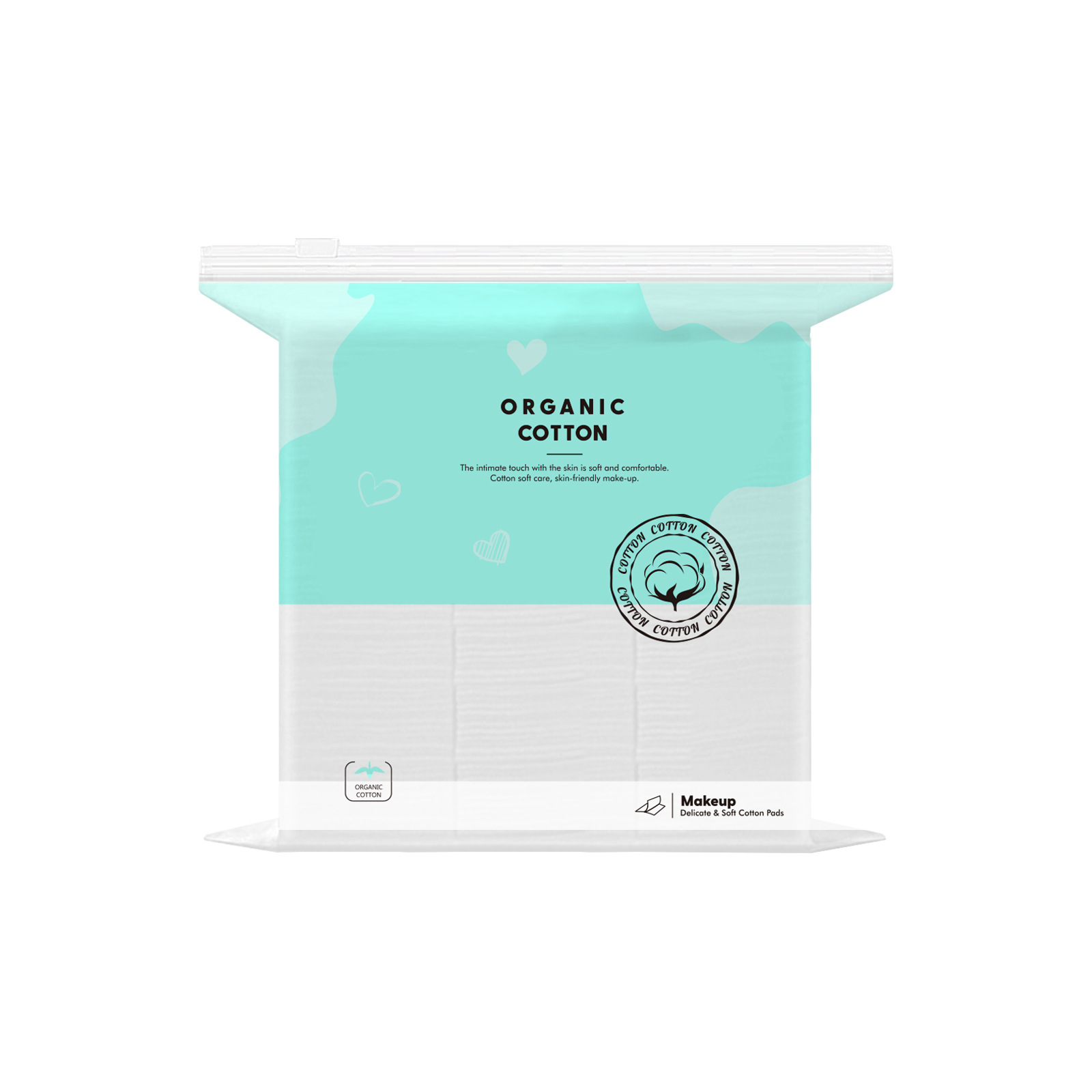 Una gran cantidad de algodón maquillaje de carga y descarga, algodón delgado, algodón maquillaje desechable, salón de belleza especial, algodón de alcohol limpio, hojas pequeñas