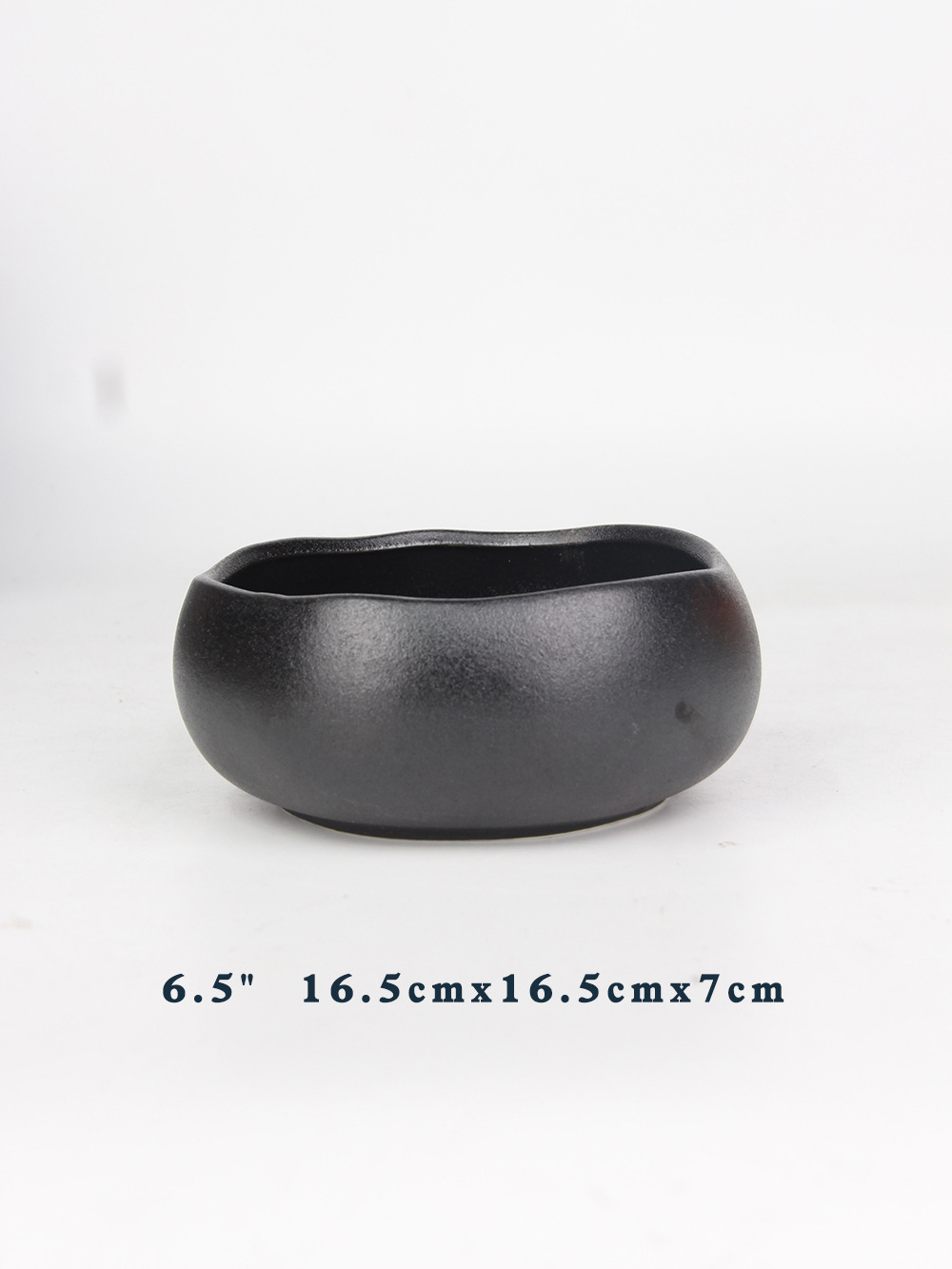 Creativo esmerilado de cerámica borde de la onda tazón Casa de Campo hogar tazón de sopa tazón de arroz tazón de verduras tazón al vapor tazón de fideos tazón de ensalada de frutas