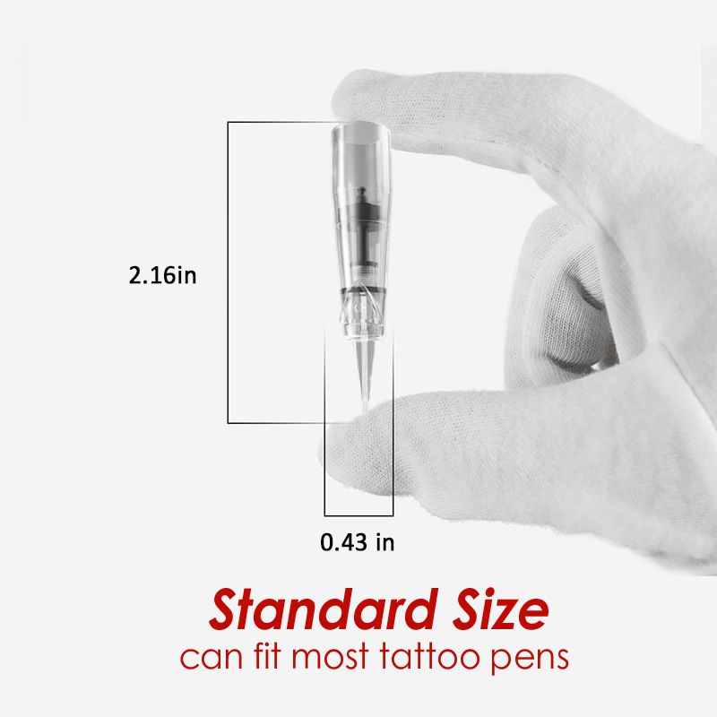 Venta directa de fábrica de agujas para tatuajes y bordados, sin necesidad de anestesia, agujas para tatuajes de cejas, sin necesidad de anestesia, agujas todo en uno, sin máquina de anestesia, puntas de agujas totalmente pulidas.