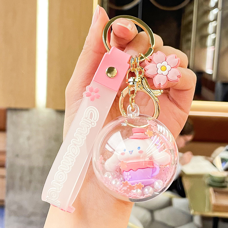Llavero Creativo de Sanrio con Perro de Orejas Grandes, Cinnamoroll, Colgante para Bolso, Adorno, Pequeño Regalo al por Mayor de Yiwu