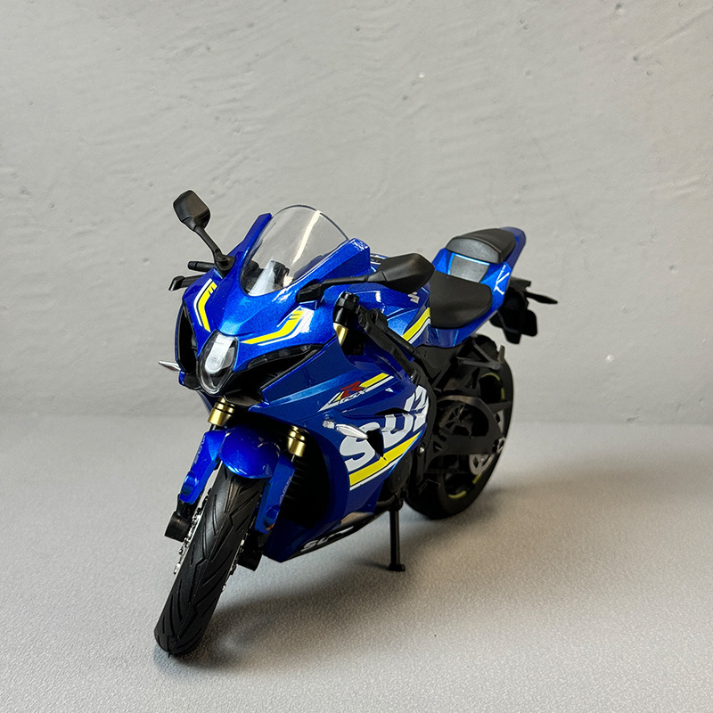 Kawasaki H2r modelo de motocicleta aleación locomotora colección decoración Ducati niño figura cumpleaños regalo de Navidad