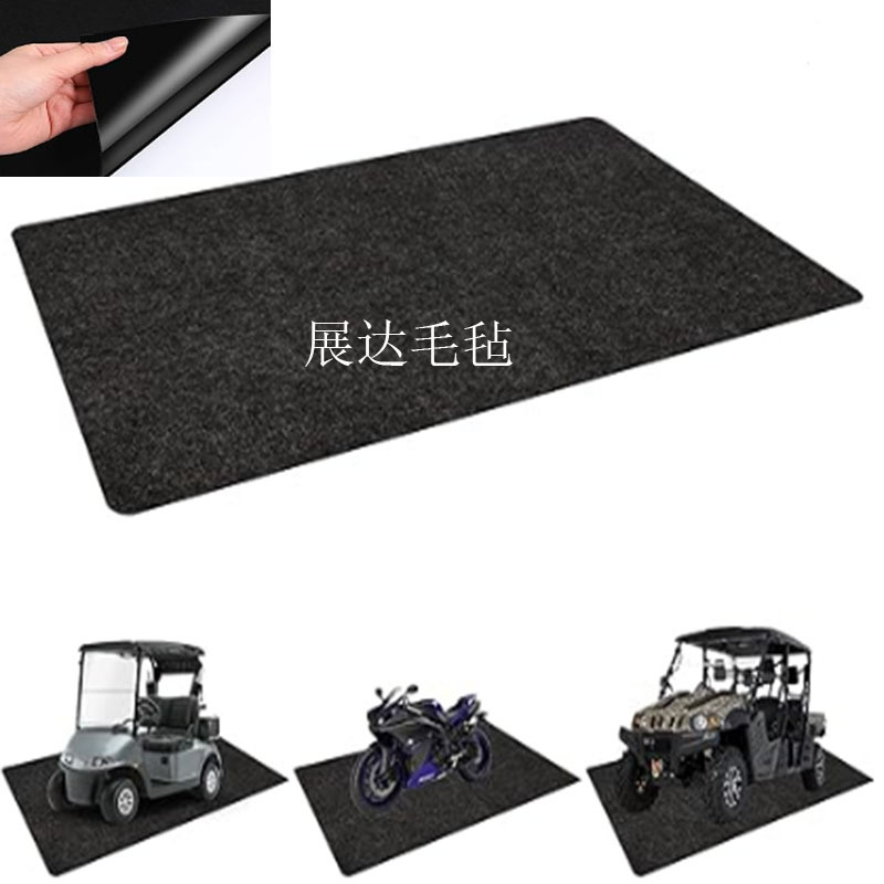 Hot Tub Mat Soft Felt Absorbent Non-Slip Floor Mat Indoor Garage Oil Leak Prevention Mat Golf Cart