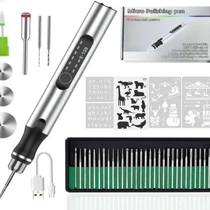 Máquina de grabado pequeña de mano de alta velocidad mini máquina de pulir eléctrica Jade carpintería máquina de grabado máquina de corte perforación taladro eléctrico