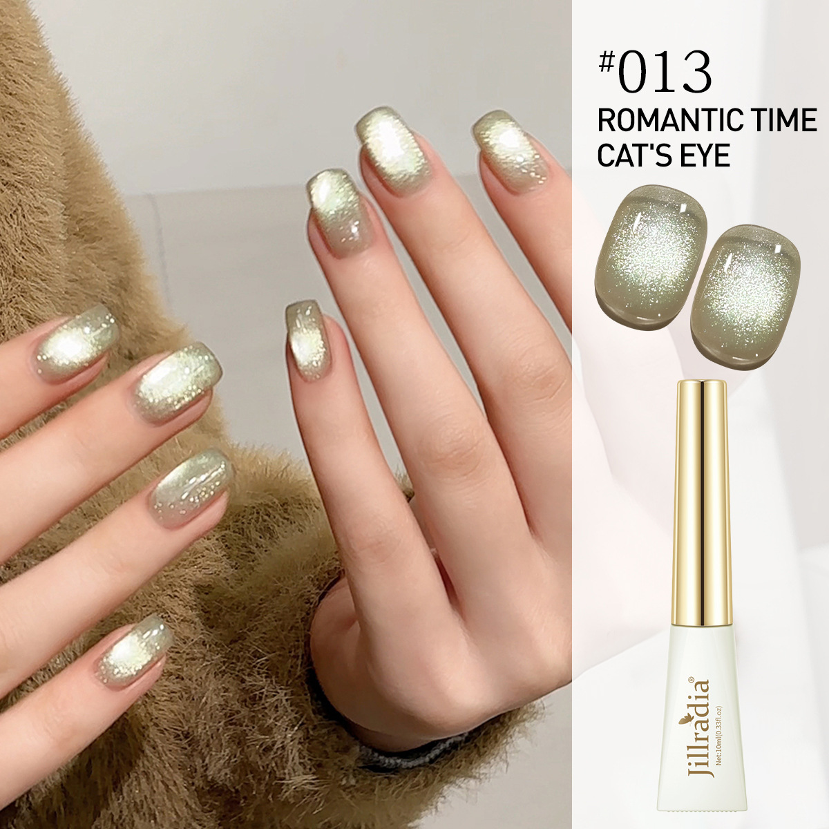 Gel de Uñas Ojo de Gato de Secado Rápido para Manicura
