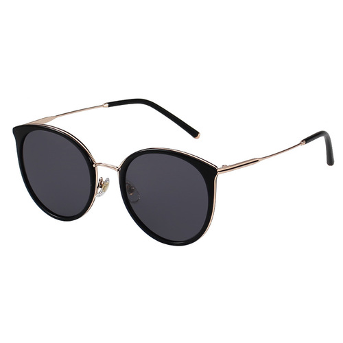 P28233 Trendy European and American cat-eye sunglasses for women, high-end, personalized, anti-UV sunglasses, street photography